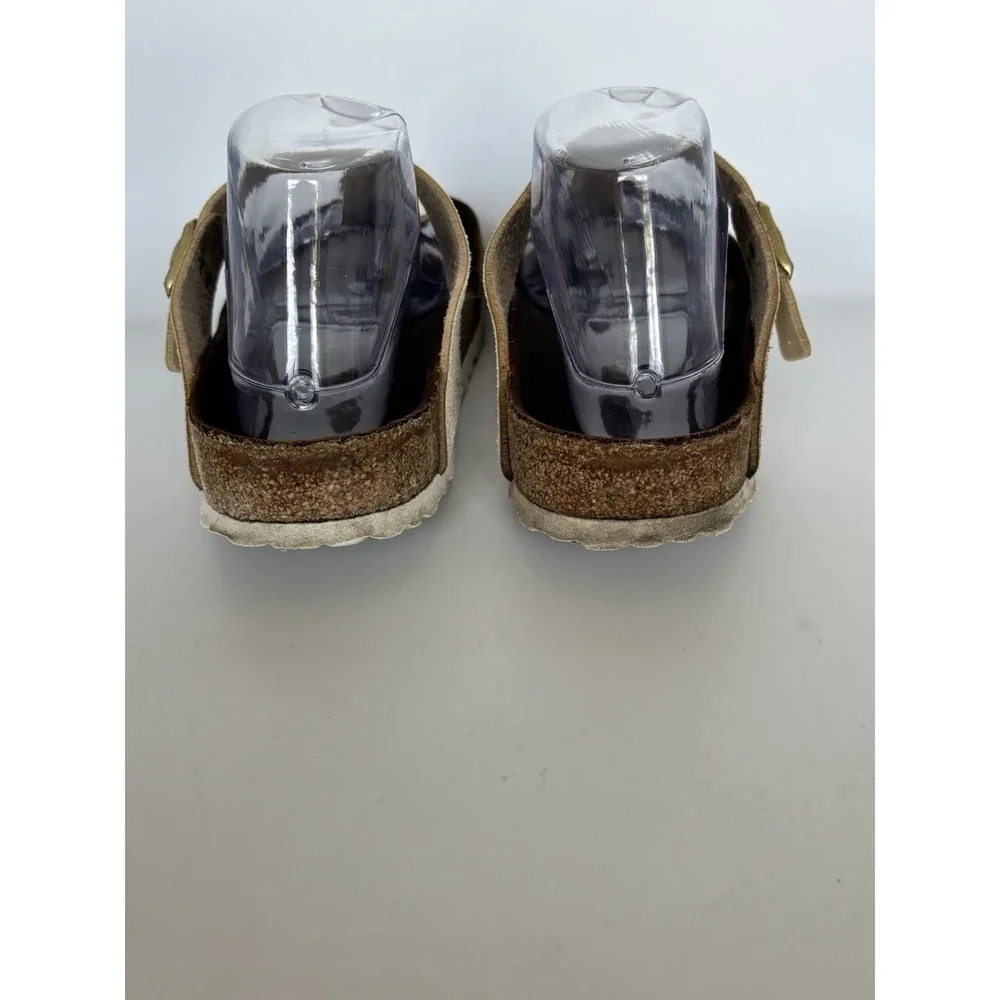 Birkenstock Gizeh Women Slip On Sandals‎ Snake Skin Metallic Size 40/9-9.5 US